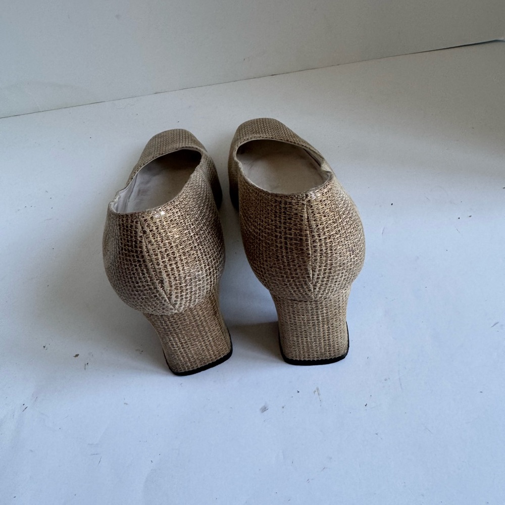 Stuart Weitzman Diamondback Snakeskin embossed leather Shoes/Pumps. Size 7.5 - Picture 11 of 15